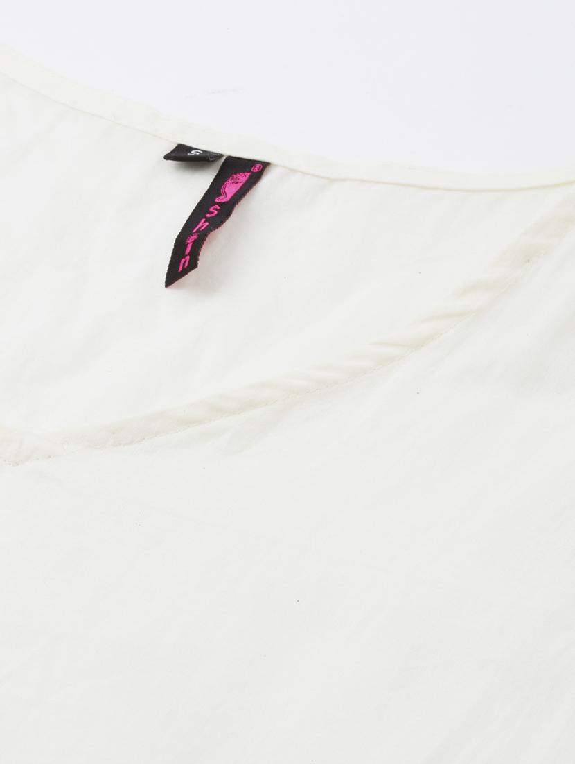 embroidered layered kurta - 17695367 - Zoom Image - 4