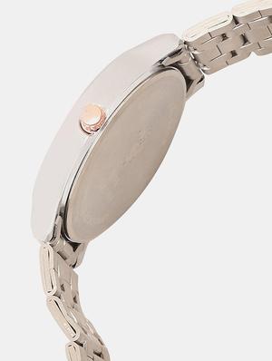 men white and silver stainless steel strap analogue watch - 17695820 - Standard Image - 2