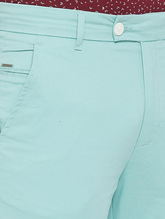 blue solid chinos - 17695854 - Zoom Image - 6