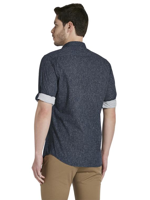 blue printed casual shirt - 17695952 - Zoom Image - 4