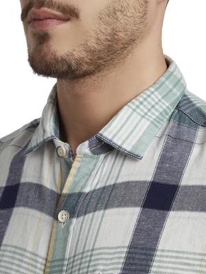 white checkered casual shirt - 17695957 - Standard Image - 6