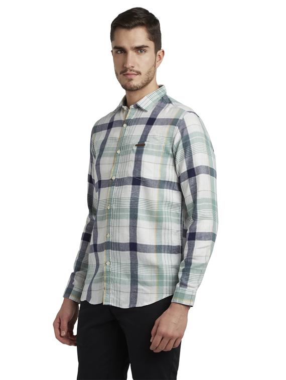 white checkered casual shirt - 17695957 - Zoom Image - 3