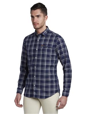 blue checkered casual shirt - 17695958 - Standard Image - 3