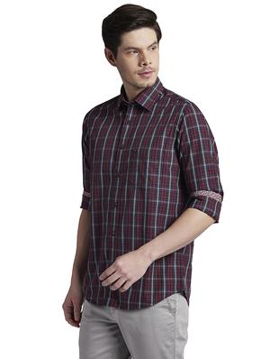 red checkered casual shirt - 17695975 - Standard Image - 2