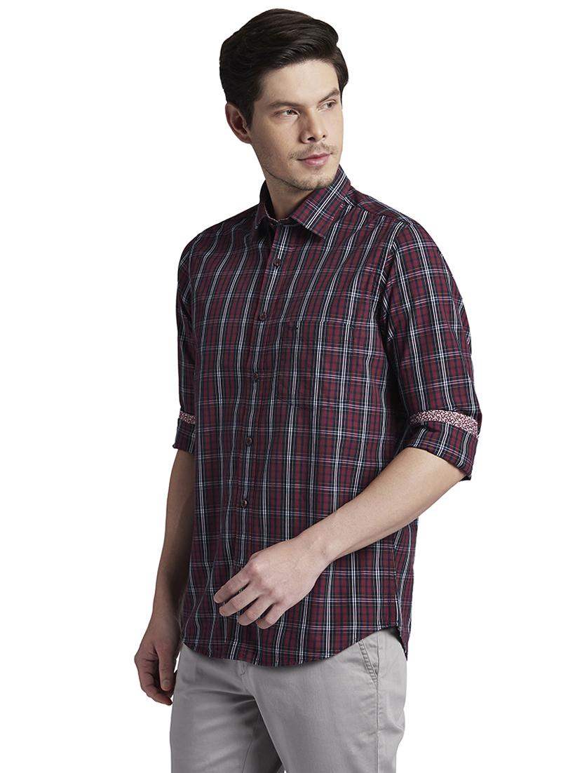 red checkered casual shirt - 17695975 - Zoom Image - 2