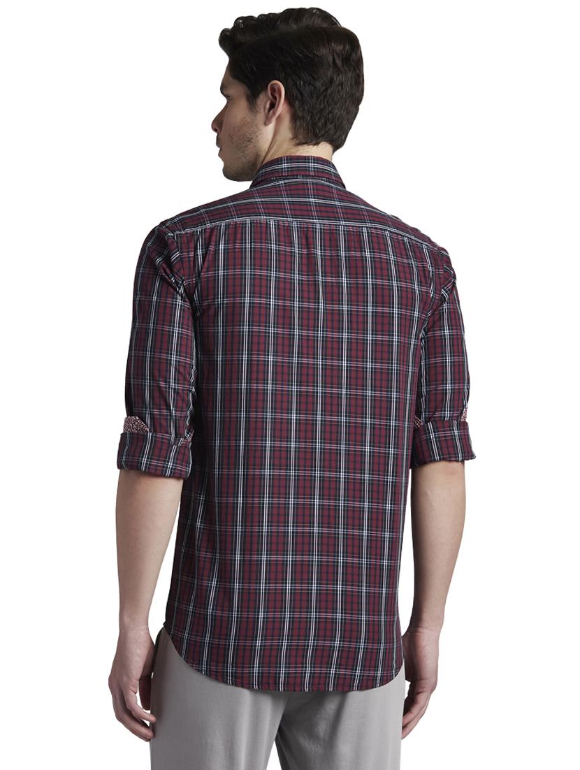 red checkered casual shirt - 17695975 - Zoom Image - 3