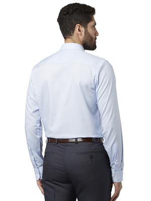 blue checkered formal shirt - 17696272 - Standard Image - 3