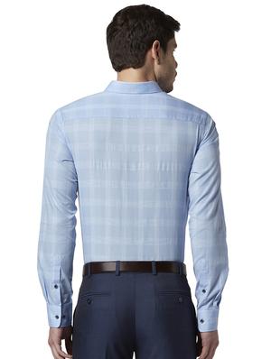 blue checkered formal shirt - 17696348 - Standard Image - 3