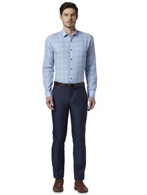 blue checkered formal shirt - 17696348 - Standard Image - 4