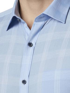 blue checkered formal shirt - 17696348 - Standard Image - 5