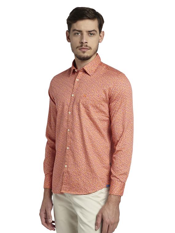 orange printed casual shirt - 17696528 - Zoom Image - 2