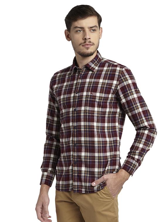 red checkered casual shirt - 17696591 - Zoom Image - 2