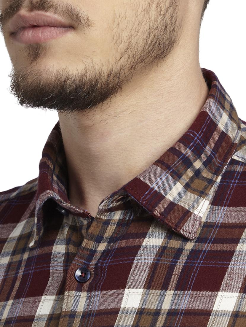 red checkered casual shirt - 17696591 - Zoom Image - 6