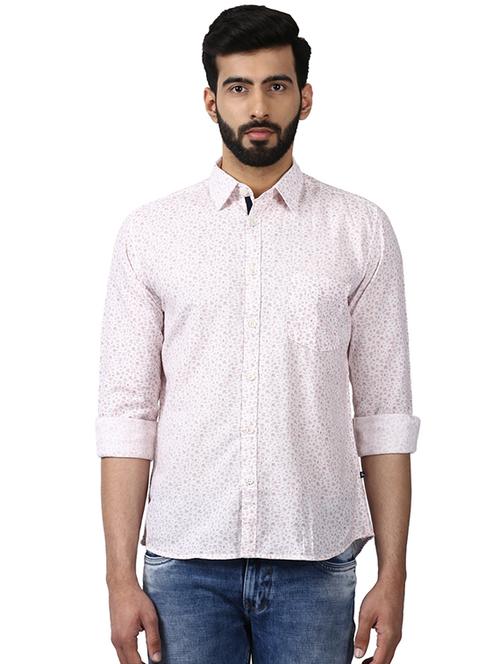 white printed casual shirt - 17696610 - Standard Image - 1