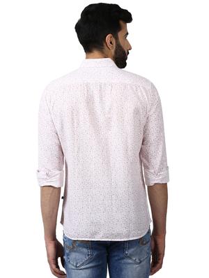 white printed casual shirt - 17696610 - Standard Image - 4