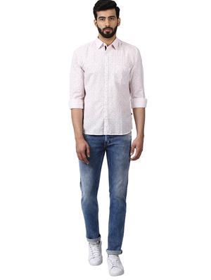 white printed casual shirt - 17696610 - Standard Image - 5