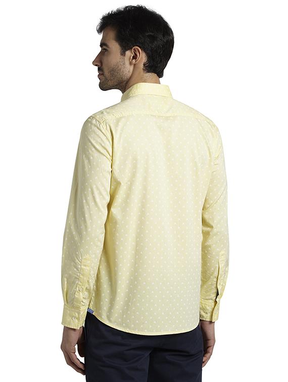 yellow printed casual shirt - 17696620 - Zoom Image - 4