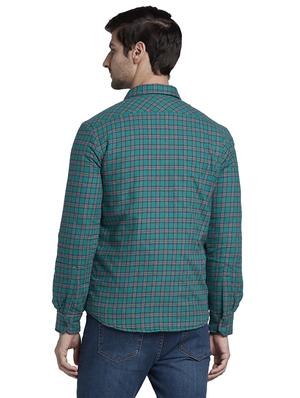 green checkered casual shirt - 17696755 - Standard Image - 4