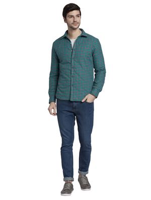green checkered casual shirt - 17696755 - Standard Image - 5