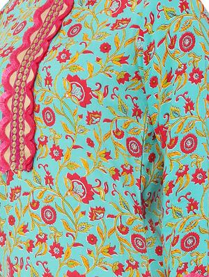 floral kurta palazzo set - 17697483 - Standard Image - 4