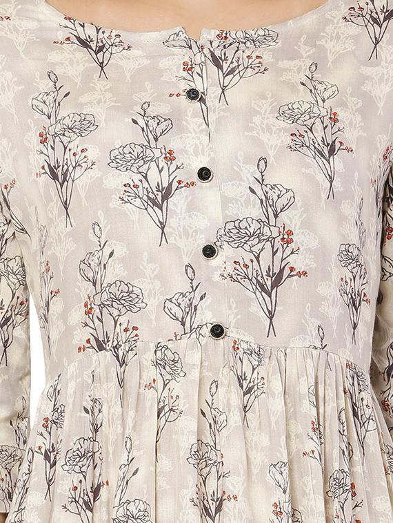 floral kurta palazzo set - 17697485 - Zoom Image - 4