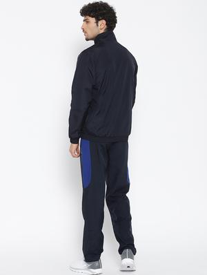 navy blue color block track suit - 17697898 - Standard Image - 3