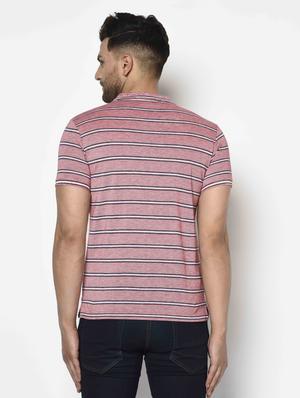pink striped polo t-shirt - 17697956 - Standard Image - 3