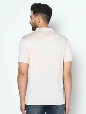 pink printed polo t-shirt - 17697970 - Standard Image - 4