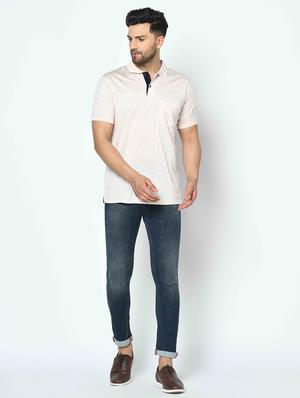 pink printed polo t-shirt - 17697970 - Standard Image - 5