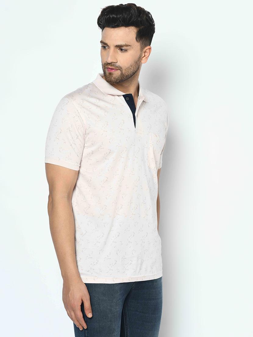 pink printed polo t-shirt - 17697970 - Zoom Image - 2