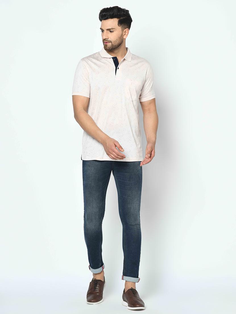 pink printed polo t-shirt - 17697970 - Zoom Image - 5