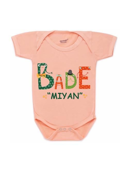 orange printed onesies - 17698256 - Standard Image - 1