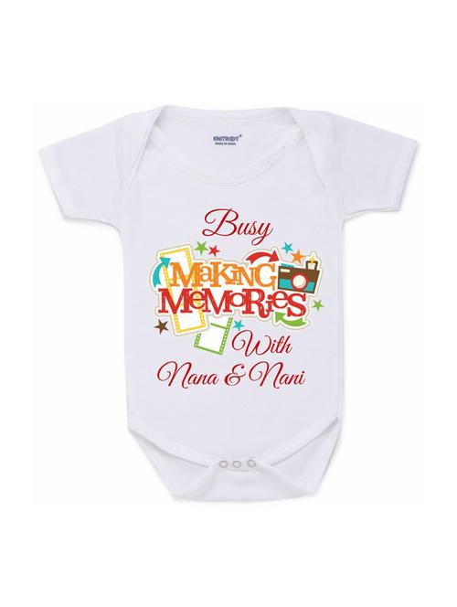 white printed onesies - 17698279 - Standard Image - 1
