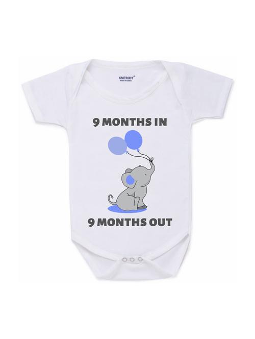 white printed onesies - 17698283 - Very Small Image - 1