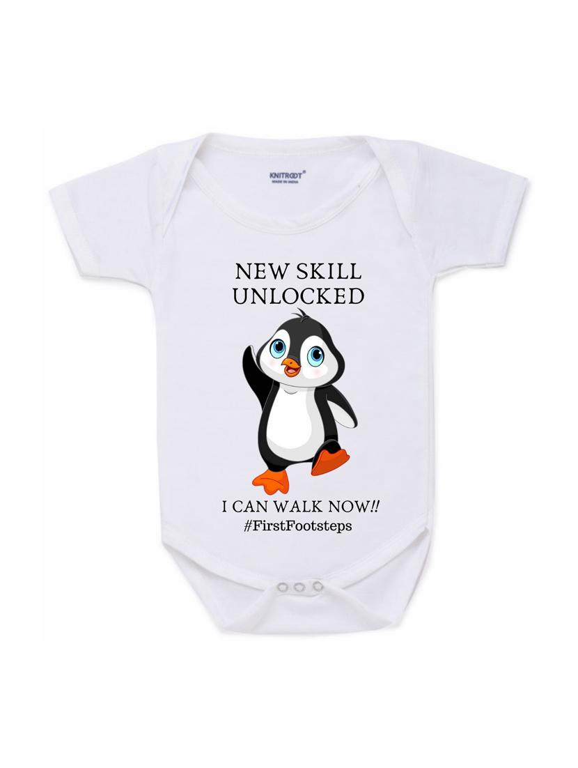 white printed onesies - 17698288 - Zoom Image - 1