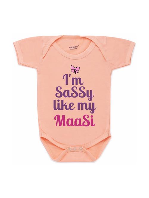 orange printed onesies - 17698331 - Standard Image - 1