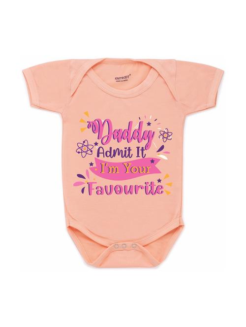 orange printed onesies - 17698335 - Standard Image - 1