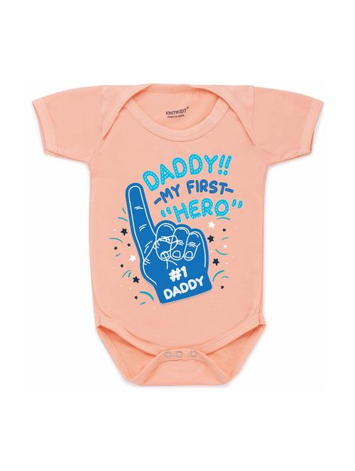 orange printed onesies - 17698336 - Standard Image - 1