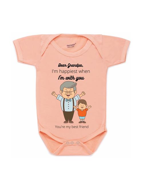 orange printed onesies - 17698341 - Standard Image - 1