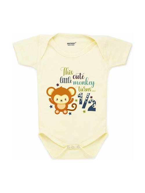 yellow printed onesies - 17698400 - Standard Image - 1