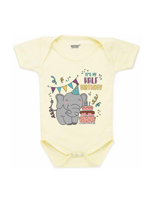 yellow printed onesies - 17698403 - Standard Image - 1