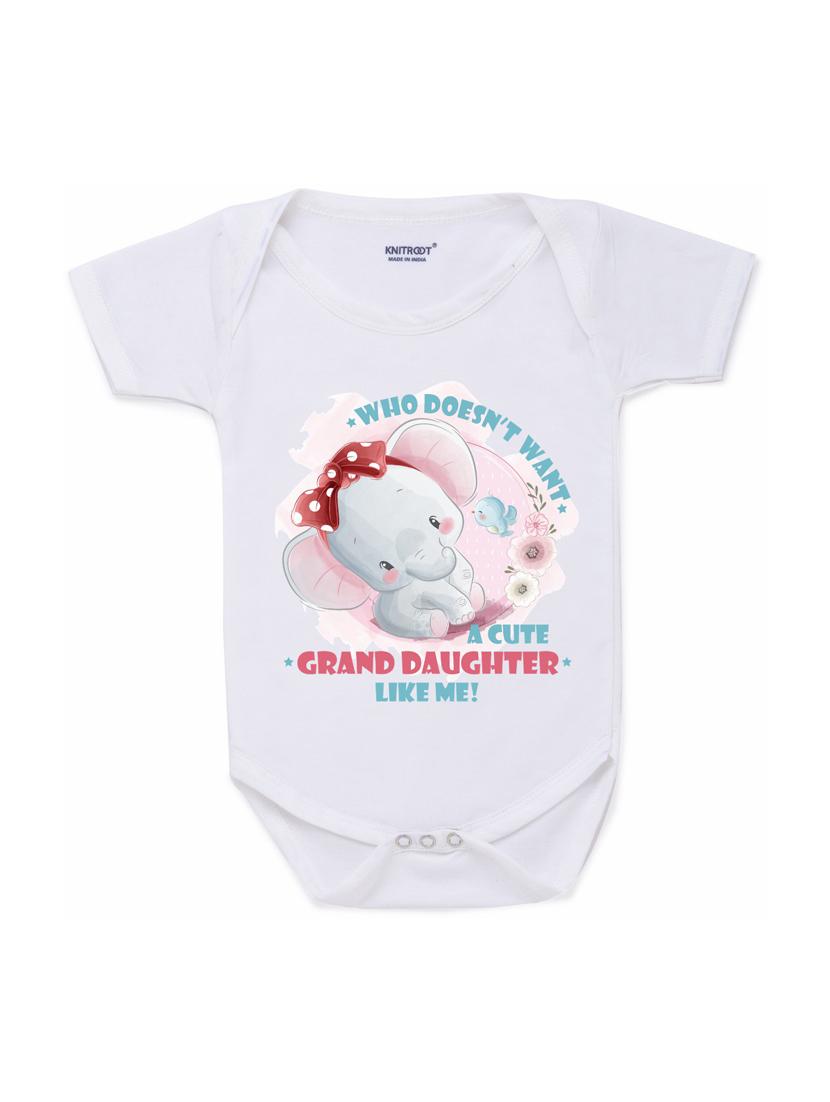 white printed onesies - 17698412 - Zoom Image - 1