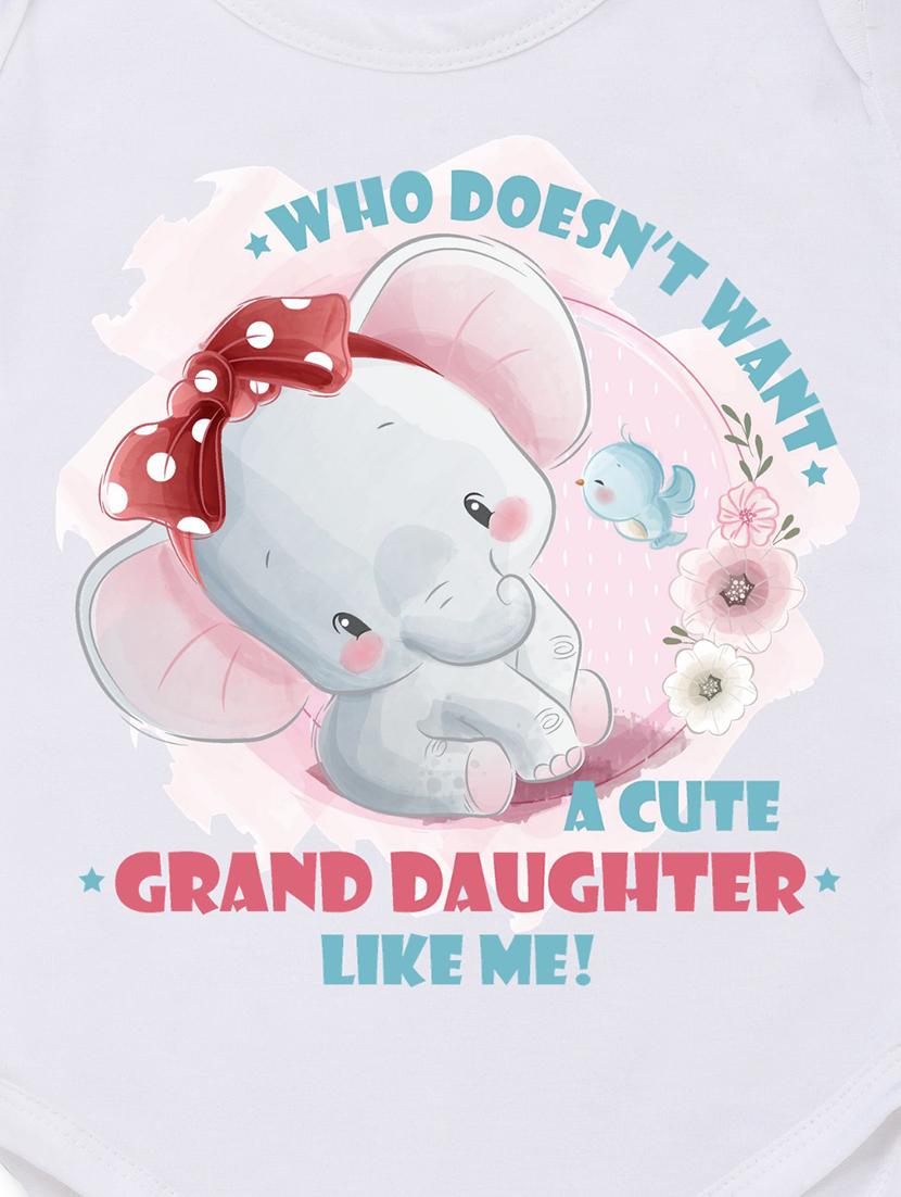 white printed onesies - 17698412 - Zoom Image - 3