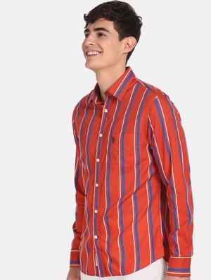 red striped casual shirt - 17707181 - Standard Image - 2