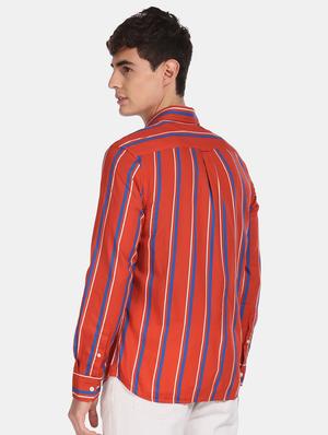 red striped casual shirt - 17707181 - Standard Image - 3