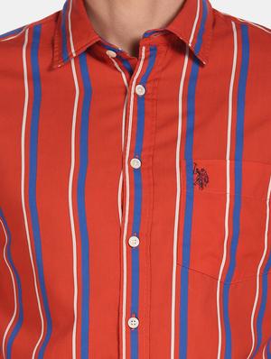 red striped casual shirt - 17707181 - Standard Image - 5