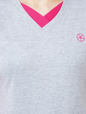 full sleeves solid tee - 17707245 - Standard Image - 5