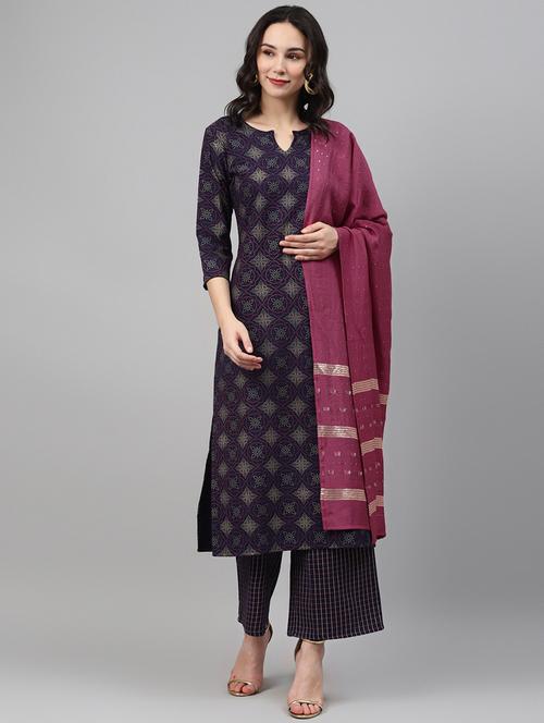 printed suit set - 17707276 - Very Small Image - 1