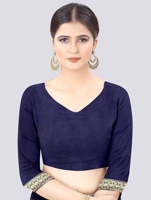 zari work banarasi saree with blouse - 17707337 - Standard Image - 4