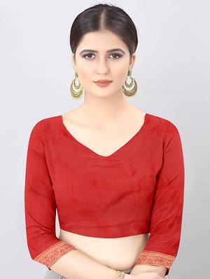 zari work banarasi saree with blouse - 17707338 - Standard Image - 4